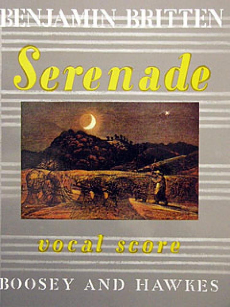 Serenade: op. 31. Tenor, Horn und Streicher. Tenor. Klavierauszug mit Solostimmen.