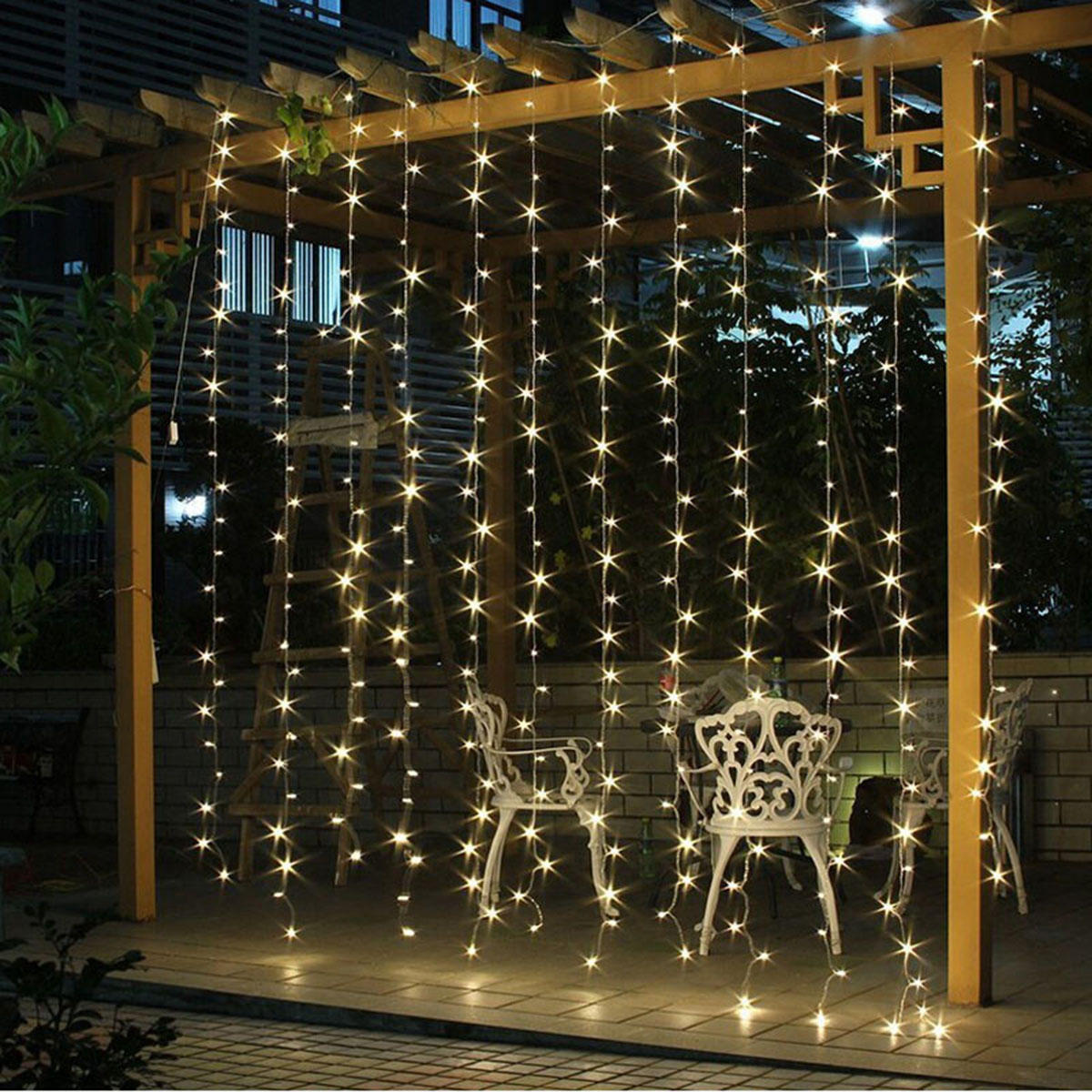 3M * 3M 8 Modi Batterie betrieben USB Hochzeit drapieren LED String Licht Weihnachten Geburtstag Party Decor