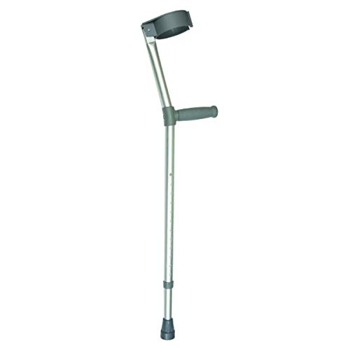 Days Single Adjustable Crutches with Ergonomic Handle