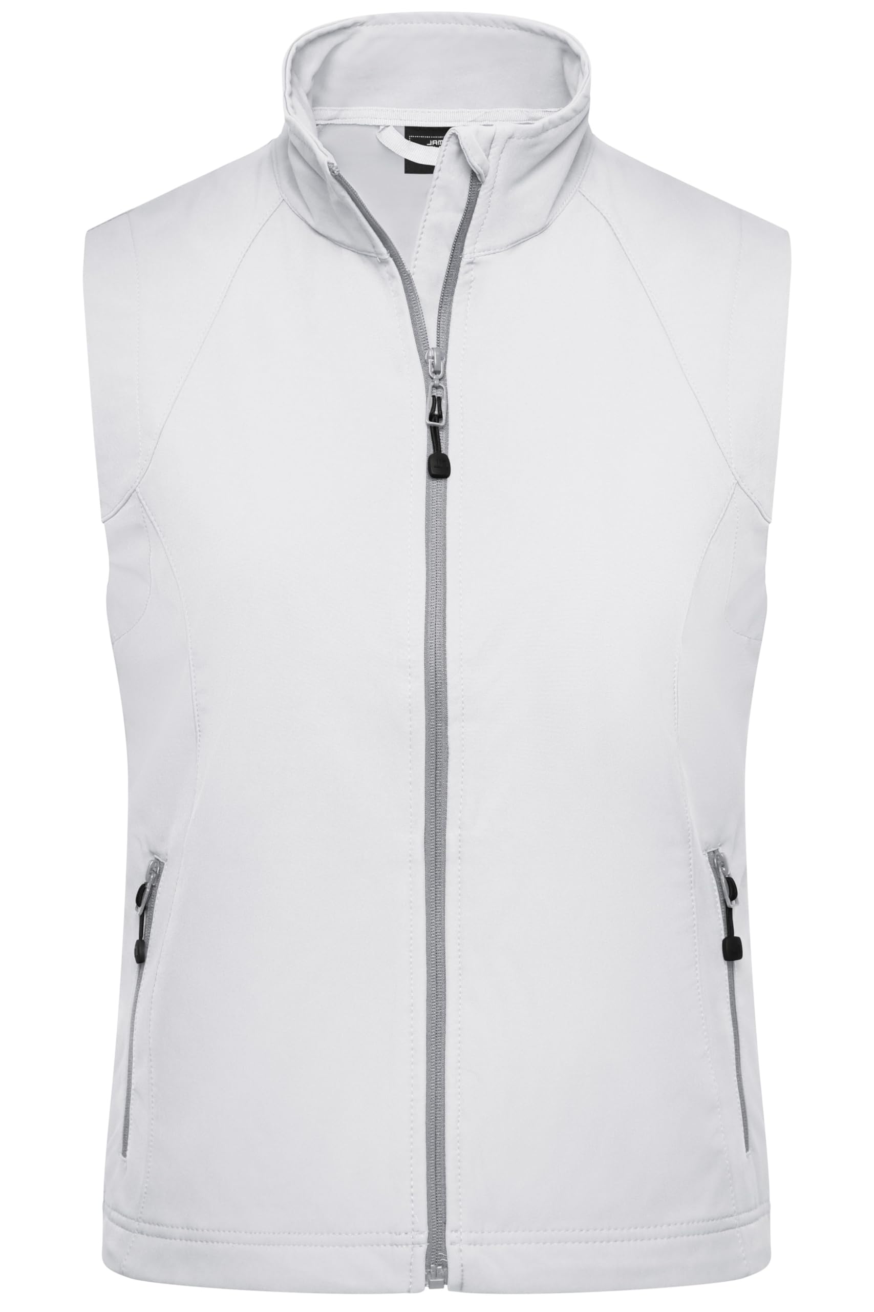 James & Nicholson Damen Softshell Weste - Taillierte Weste aus elastischem Softshell | Farbe: off-white | Grösse: L