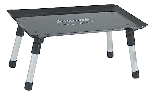 Anaconda Unisex – Erwachsene Bivvy Table I 39x24x18cm 7150000 Beistelltisch, Schwarz