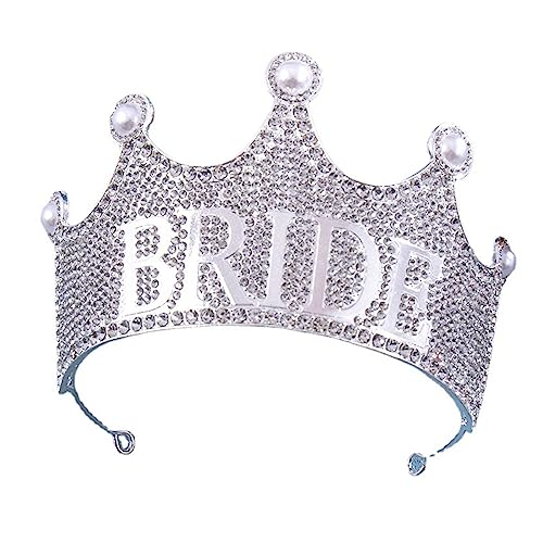 Stirnband mit und Perlen Kristall Haar Braut Perlen Kopfbedeckung Trend Haarband für Damen und Mädchen Perlen Braut Stirnband