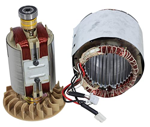 DeTec. Spule und Anker für Stromaggregat 7 PS 1-Phasen Stromgenerator Stator Rotor