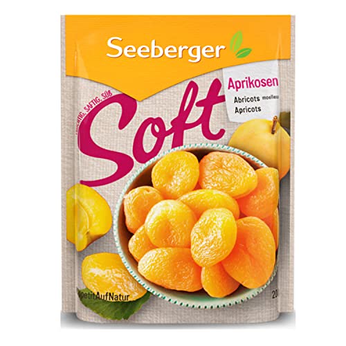 Seeberger Soft-Aprikosen geschwefelt, 13er Pack (13 x 200 g Beutel)