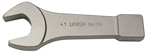 Unior 118/7 620488 Schlaggabelschlüssel, 125 mm, Schwarz
