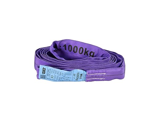 SHZ Round Sling 2m, max. Load 1000KG nach EN 1492-2 SF7 violett - Sicherheitsgurt