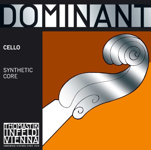 Thomastik Einzelsaite für Cello 4/4 Dominant - C-Saite Nylonkern, Chrom umsponnen, stark
