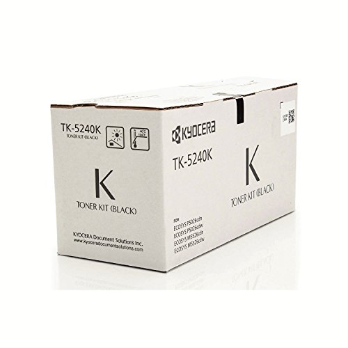 Kyocera Original 1T02R70NL0 / TK-5240K, für ECOSYS P 5026 CDN Premium Drucker-Kartusche, Schwarz, 4000 Seiten