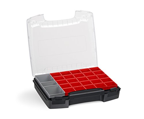 Sortierbox klein Schrauben | i-BOXX (schwarz) mit Insetbox A3 | Ideal für i-BOXX RACK & LS-BOXX | Ideale Aufbewahrungsbox Schrauben leer