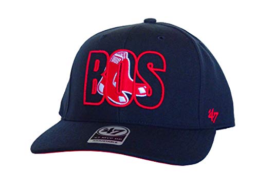 47 Brand MVP DP Crop Shadow Boston Red Sox Strapback Herren Cap - Dark Navy - Einheitsgröße verstellbar