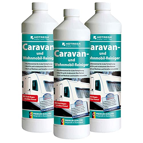 3 x HOTREGA Caravan- und Wohnmobil-Reiniger 1000ml Flasche