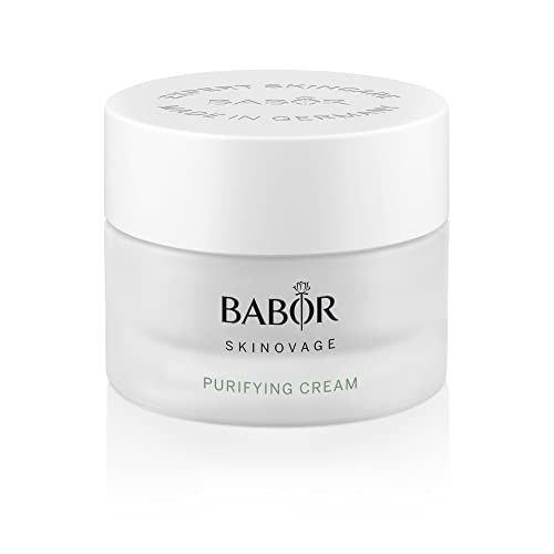 BABOR SKINOVAGE Purifying Cream, Gesichtscreme für unreine Haut, Klärende und porenverfeinernde Gesichtspflege, Vegane Formel, 50 ml