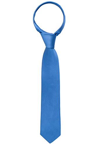 Krawatte breit unifarben Eterna jeansblau