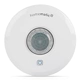 Homematic IP Smart Home Präsenzmelder – innen, schaltet Licht bei Bewegung, präzise Bewegungserkennung, Energie sparen, weiß, 150587A0