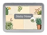 Cavallini Papers Sticky notes - Haftnotizzettel- "Sukkulenten", Kakteen