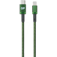 GP CL1C - Sync- & Ladekabel, USB-C™ -> Lightning, Grün Nylon, 1,0 m