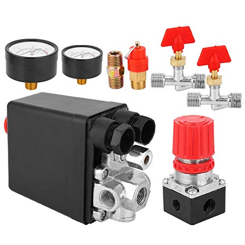 Druckschalterbaugruppe, Luftkompressor-Steuerventil, G2-1/4-Zoll-Stecker Vierkantluft-Luftkompressorteil(Square Four Holes)