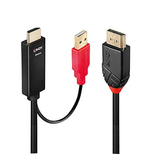 Lindy 2m HDMI an DisplayPort Adapterkabel