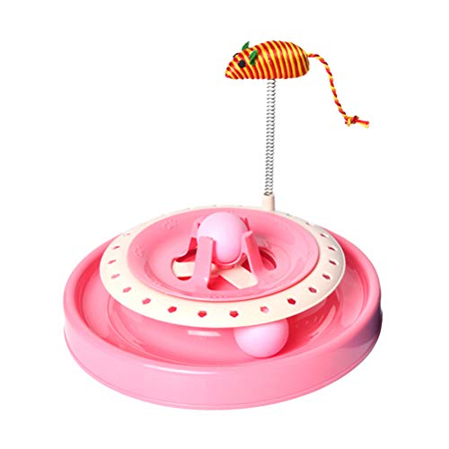 POPETPOP Popopop-Spielzeug, lustiges Spielzeug, lustiges Spielzeug, für Katzen, interaktives Spielzeug, Rosa