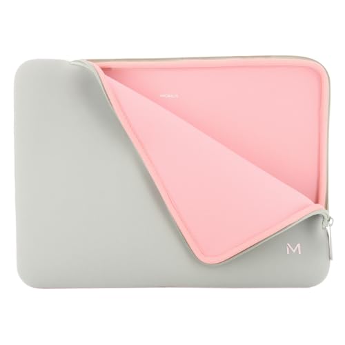 Mobilis 049005 14Zoll Notebook-Hülle Grau, Pink Notebooktasche - Notebooktaschen (Notebook-Hülle, 35,6 cm (14 Zoll), 176 g, Grau, Pink)