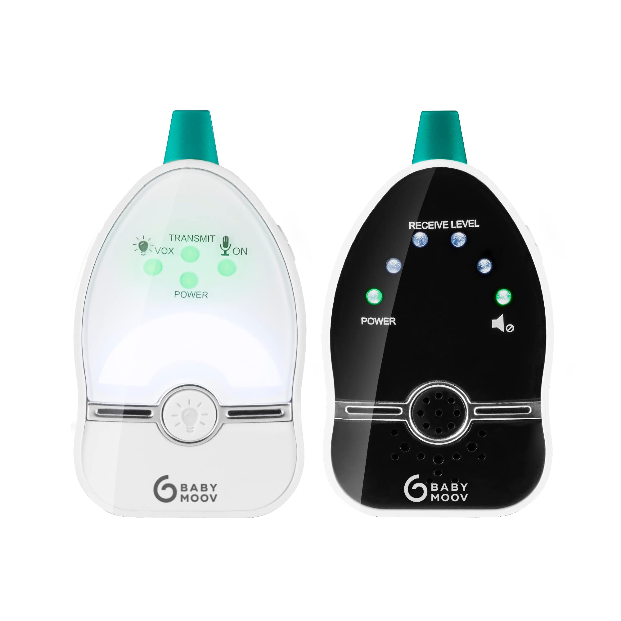 Babymoov Babyphone Easy Care - Digital Green Technology, niedrige Strahlung, 500m Reichweite