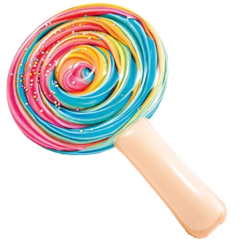 Intex Rainbow Lollipop-Schwimmkörper, aufgeblasene Größe: 198 cm x 127 cm x 25 cm (58754EU)