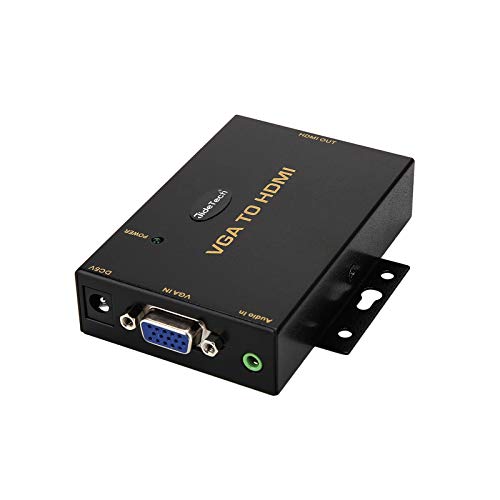 1080P VGA to HDMI Converter with 3.5mm Audio Port for PC Laptop Display Computer Mac Projector