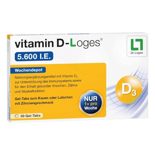 Vitamin D-Loges 5. 600 I. E. Kautabletten, 30 St