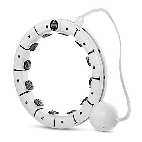 Muzyo Smart Hula Hoop 16 Knotens Elektronisch Zähler Einstellbares Hoola Hoop Reifen Magnetfeldtherapie Massage Zur Gewichtsreduktion Geeignet Für Personen Unter 80 Kg