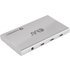Club3D CSV-1580 USB-C® (USB 3.2 Gen 2) Multiport Hub Silber