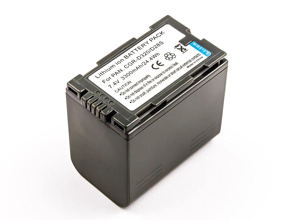 MicroBattery Battery for Camcorder 24.4Wh Li-ion 7.4V 3300mAh, MBCAM0023 (24.4Wh Li-ion 7.4V 3300mAh)