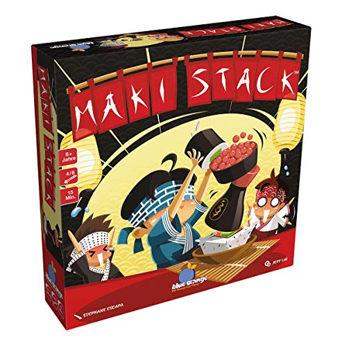 Blue Orange BLO0012 Maki Stack, Geschicklichkeits-Spiel Asmodee