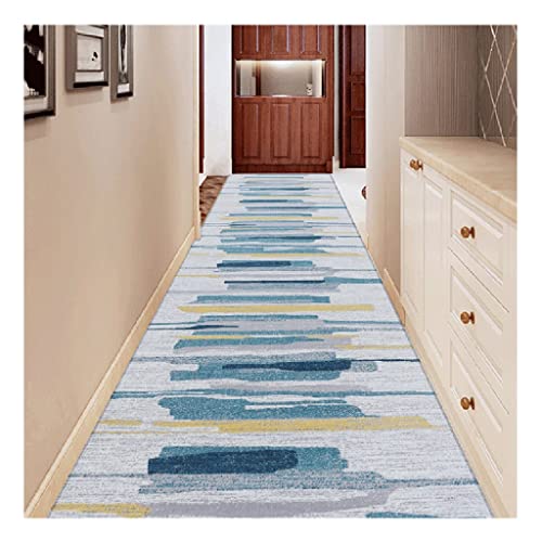 Teppiche Läufer Einfacher und Leichter Luxus-Teppich, Langer Teppichboden for Läufer, können Korridor-Fußmatten, Breite von 0,6-1,4 m, geschnitten Werden (Size : 90x300cm)