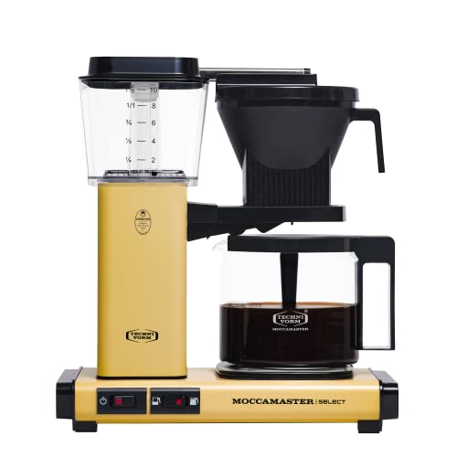 Moccamaster Filter Kaffeemaschine KBG Select, 1.25 Liter, 1520 W, Pastel Yellow