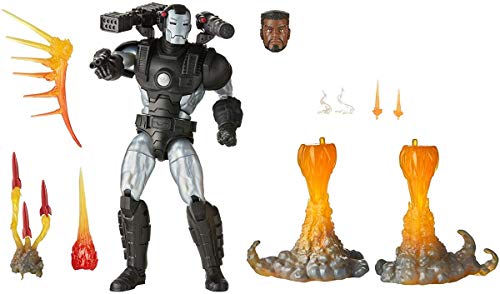 Hasbro Marvel Legends Series 15 cm große Deluxe Marvel‘s War Machine Action-Figur, Premium-Design und 8 Accessoires