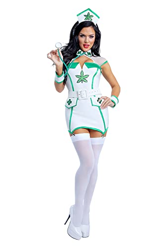 Starline Damen Krankenschwester MJ Kostüm (Größe S)