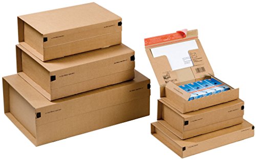 Paket Versandkarton, CP 066.02, Menge: 100 Stück, Farbe: braun, Maxibrief, Karton