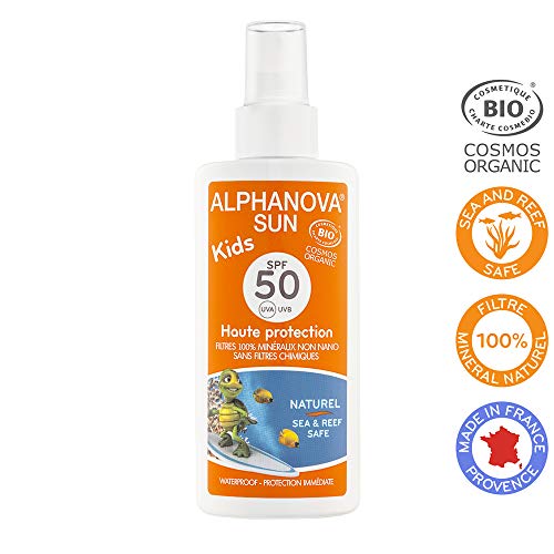 Alphanova Kinder-Sonnenspray SPF 50, Bio, 125 ml