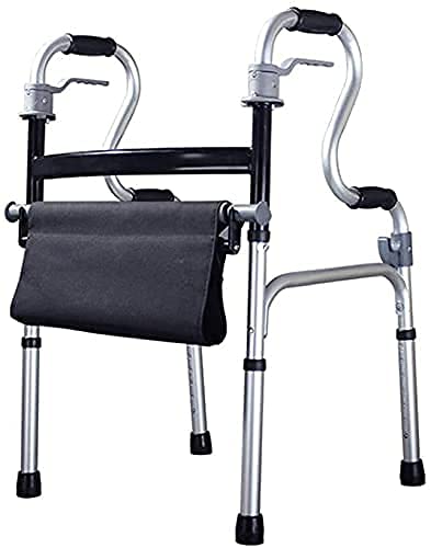 Gehhilfe für Senioren Gehhilfe für ältere Menschen Rollator Rollator Aluminium Faltbare höhenverstellbare Gehhilfe für ältere Menschen mit Sitz Rollator mit Armlehne Leicht wwyy