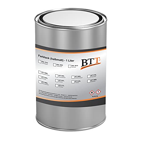 BTT-ML Metallschutzlack Ral 7016 Metallschutzfarbe für Metall, Eisen, Zink, Aluminium, Stahl 1 Liter