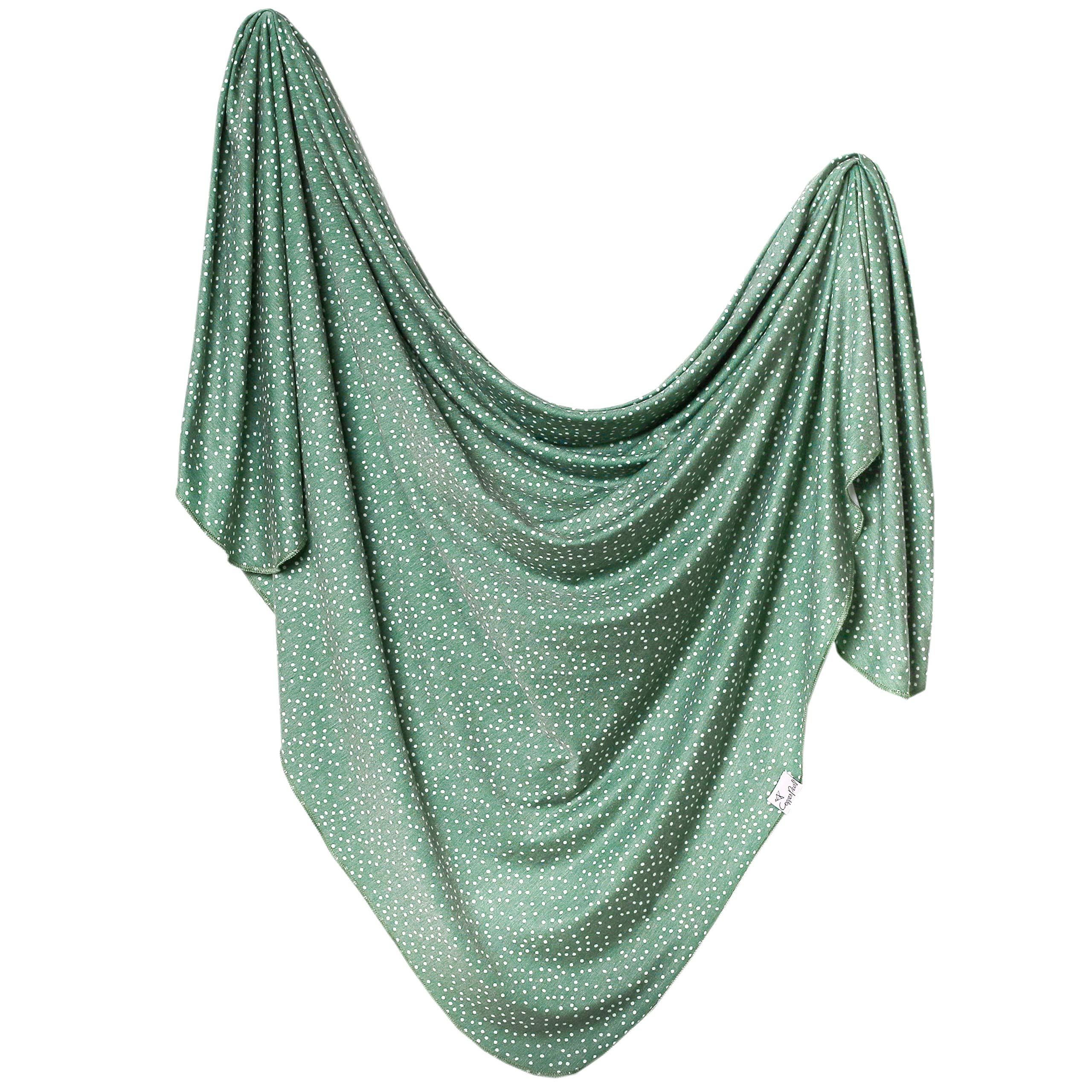Copper Pearl Large Premium Knit Baby-Swaddle Receiving Blanket "Juniper"