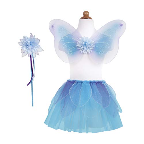 Feen-Kostüm-Set Fancy Flutter Set blau 4-7 Jahre