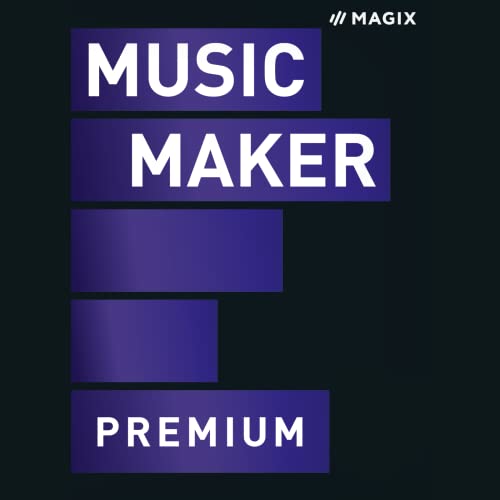 MAGIX Music Maker 2023 Premium - Make The Music You Love I Audio Software I Musikprogramm I Audio Editor Software | Windows 10/11 I 1 PC Lizenz