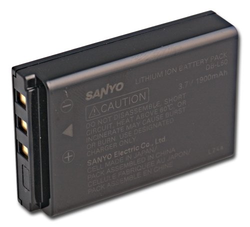 Sanyo db-l50 A Li-Ion 1900 mAh 3,7 V Akku wiederaufladbar