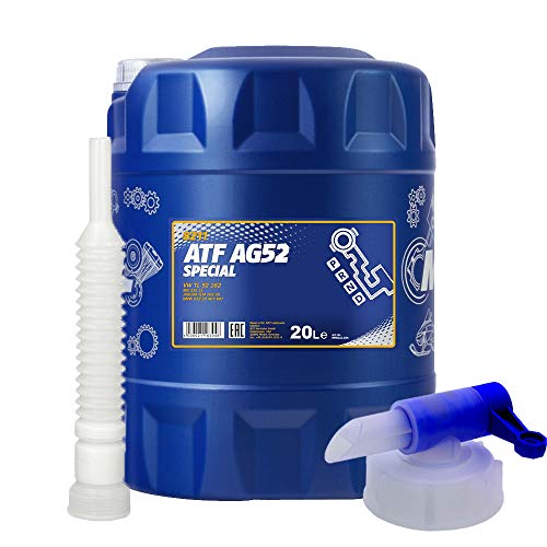 MANNOL 1x20 Liter ATF AG52 Automatic Special + Hahn + Schlauch