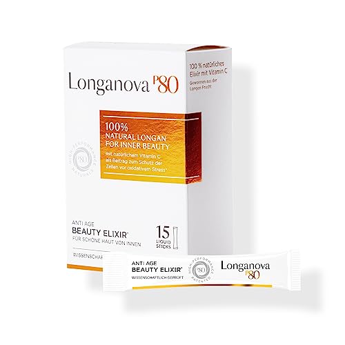 Longanova P80 Beauty Anti-Aging Elixir mit Vitamin C, Aminosäuren - Studien beweisen Wirksamkeit