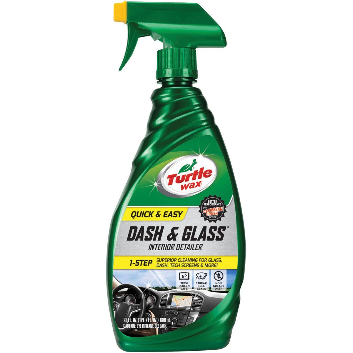 Turtle Wax T-930 Dash and Glass Protectant with Foaming Trigger - 23 fl. oz. by Turtle Wax