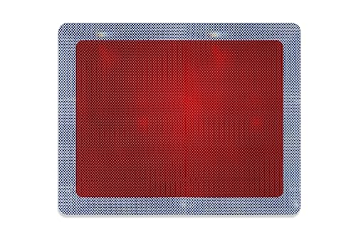 Sh2 Scheibe - Schutzhalt Tafel für Schienenverkehr - reflektierend - rot mit weißem Rand - 550 mm x 440 mm (Aluverbund RA3/C)