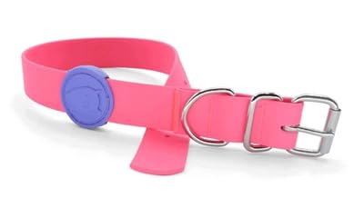 Morso Hundehalsband wasserdicht recycelt Passion Pink Pink