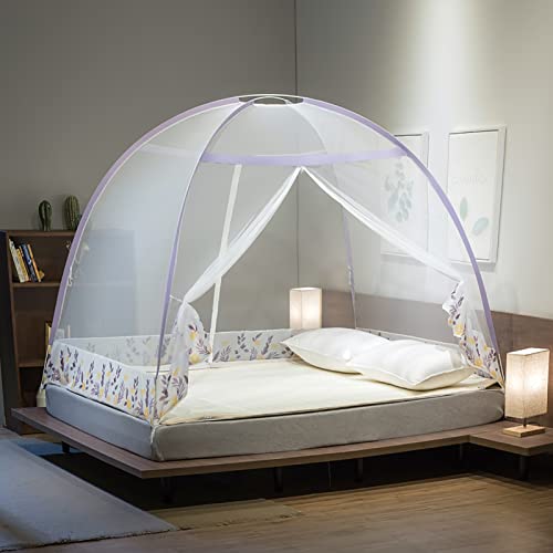 Pop-Up-Moskitonetz-Zelt, tragbares, faltbares Moskitonetz für Baby-Erwachsene, Reisen, Schlafzimmer und Camping im Freien, 01,120 x 200 cm